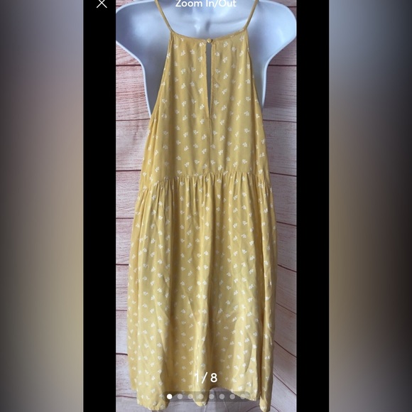 Mossimo Yellow Flowy Dress - Picture 5 of 8